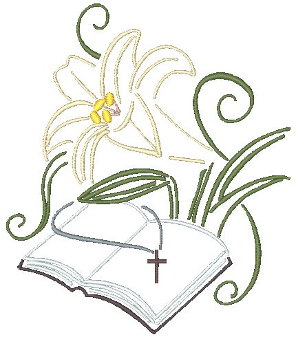 Easter Lilies 5x7 11476 Machine Embroidery Designs