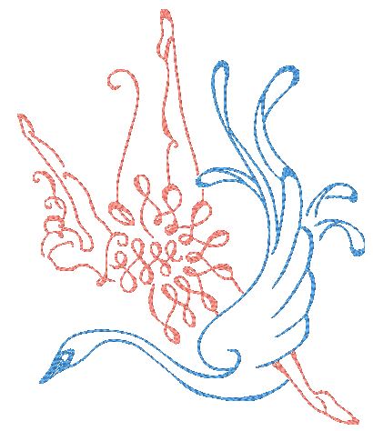 Art Deco Ballerinas ATWS-10290