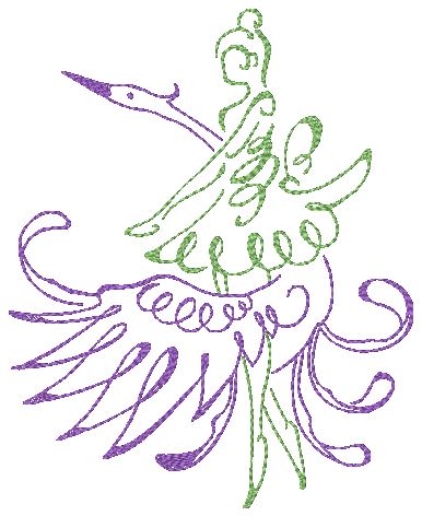 Art Deco Ballerinas ATWS-10290