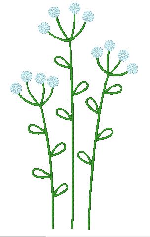 Bright-Blooms 10628 Machine Embroidery Designs