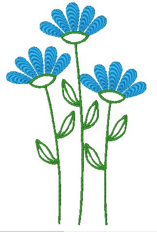 Bright-Blooms 10628 Machine Embroidery Designs
