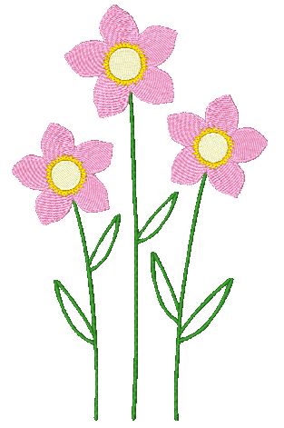 Bright-Blooms 10628 Machine Embroidery Designs