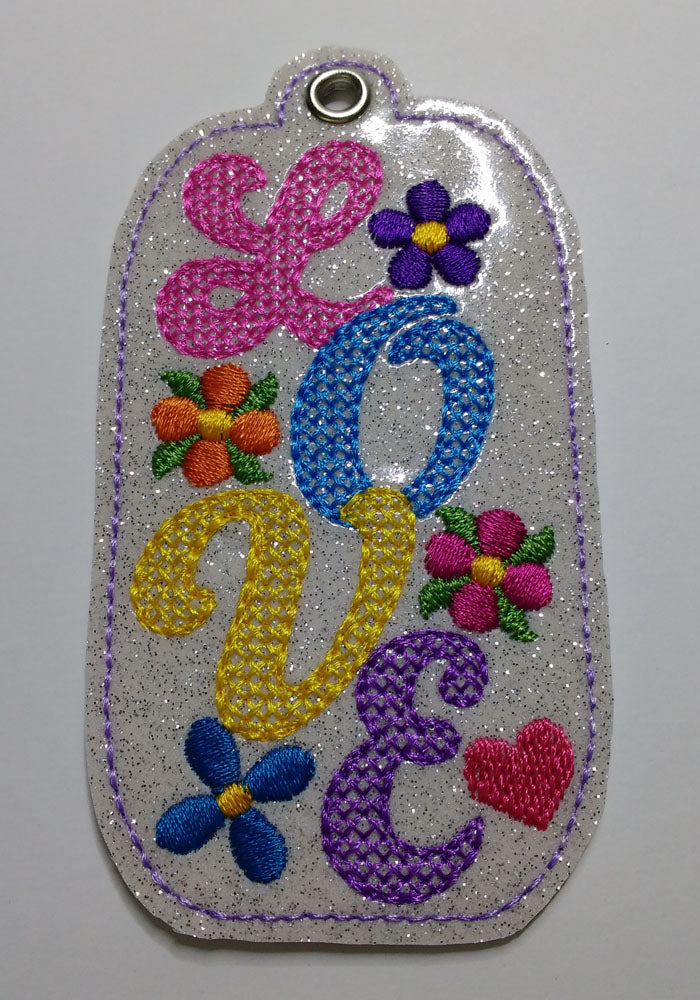 Flower Power Key Fobs In-The-Hoop for 4x4 & 5x7 ATWS-10335