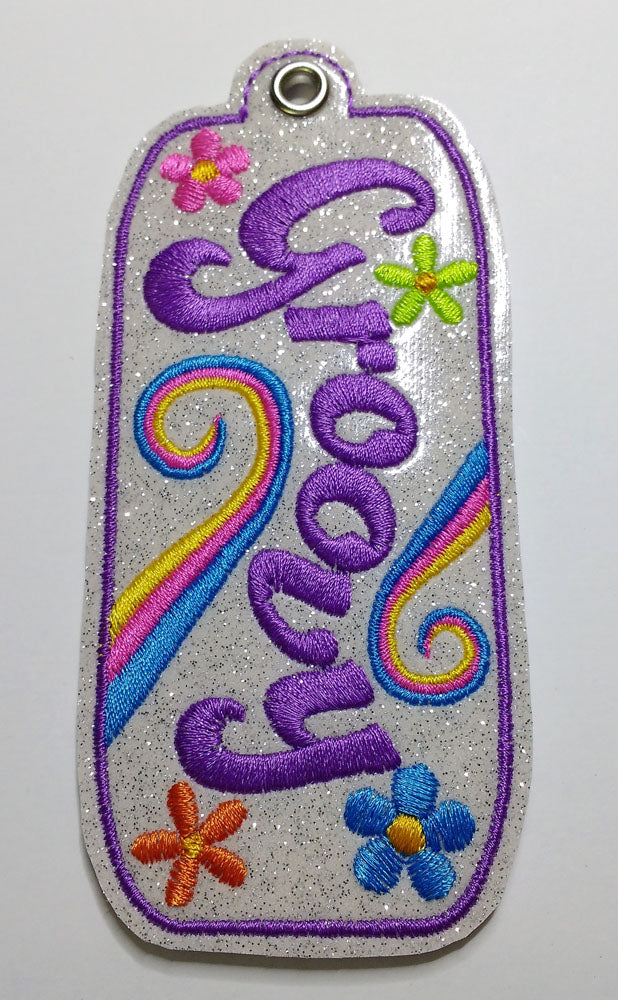 Flower Power Key Fobs In-The-Hoop for 4x4 & 5x7 ATWS-10335