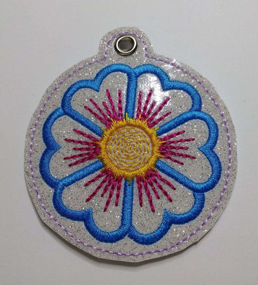 Flower Power Key Fobs In-The-Hoop for 4x4 & 5x7 ATWS-10335