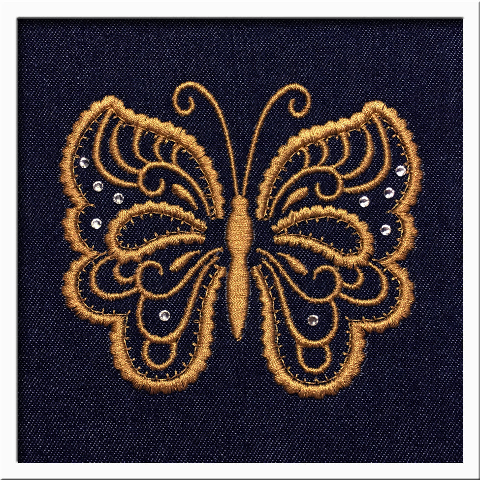 Butterfly One Color [4x4 & 5x7} 11319 Machine Embroidery Designs