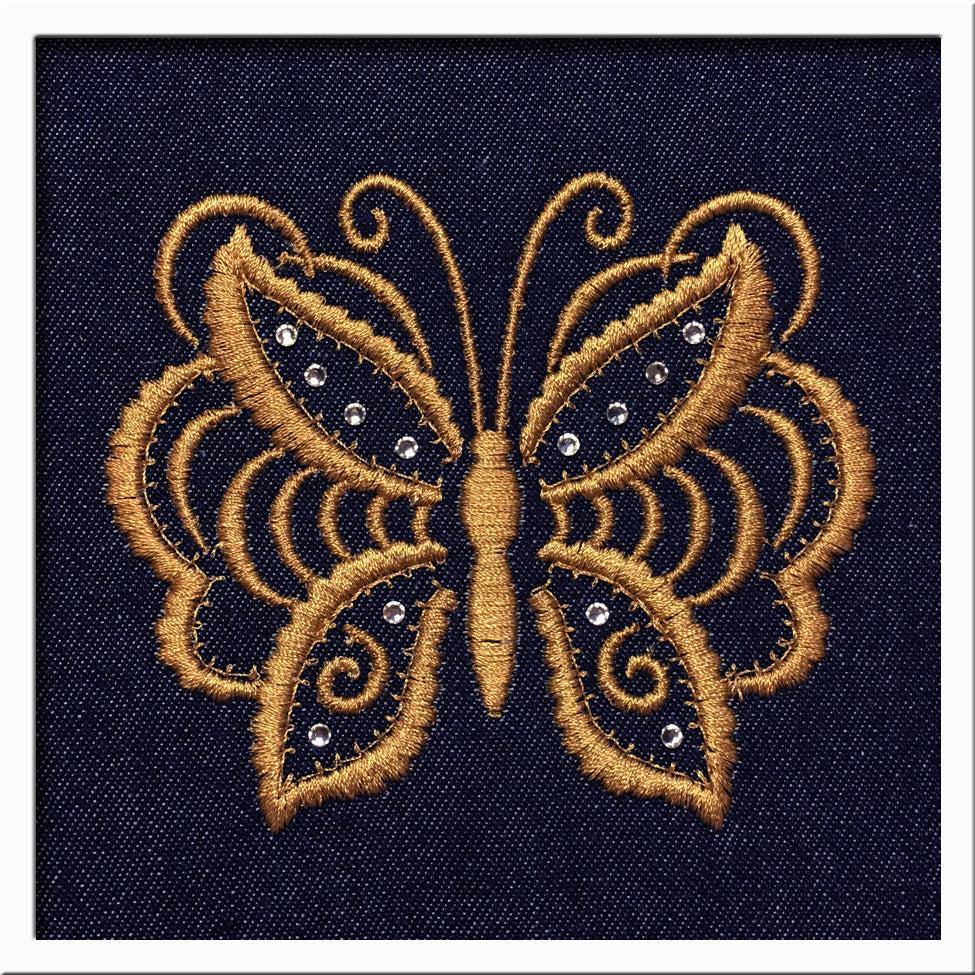 Butterfly One Color [4x4 & 5x7} 11319 Machine Embroidery Designs