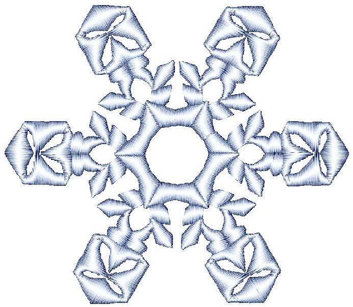 Amazing Snowflakes Machine Embroidery Designs # 10651