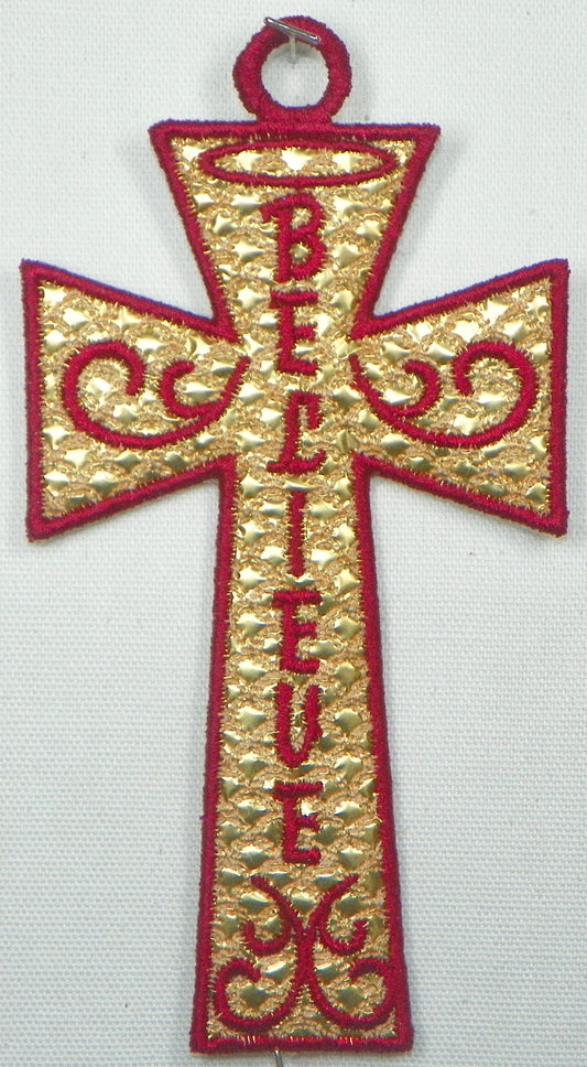 Mylar Crosses 11132 Machine Embroidery Designs