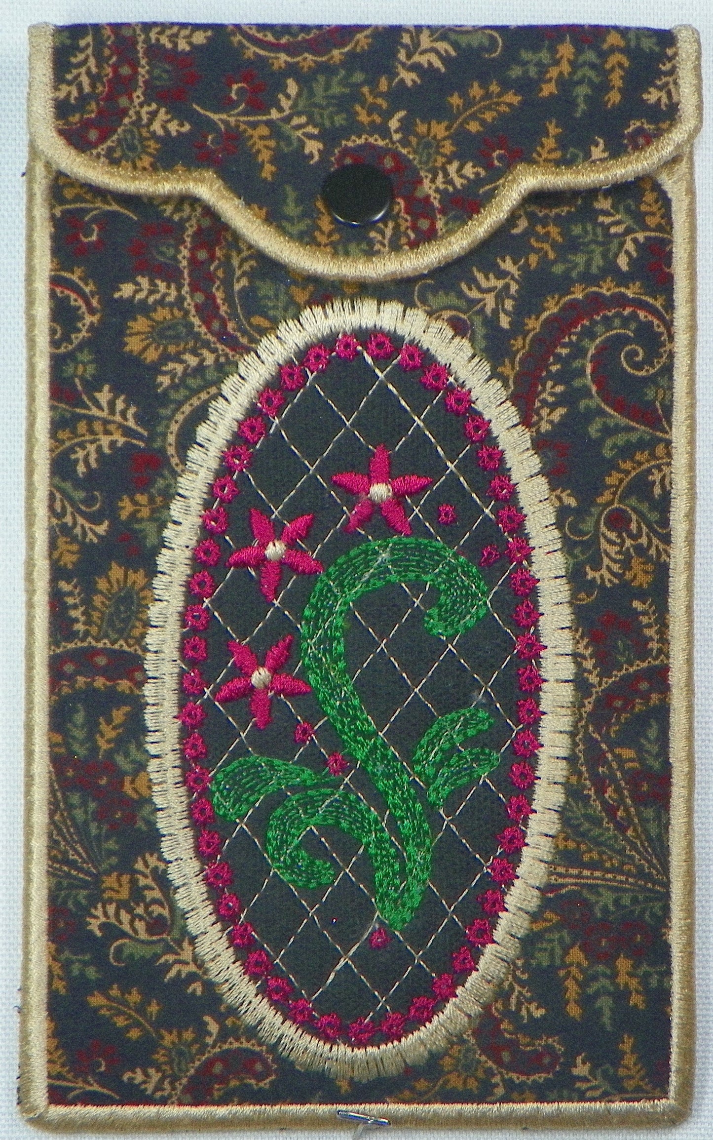 Blooming Eyeglasses Case In-The-Hoop ATWS-10174