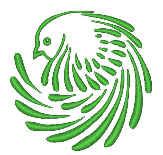 Fantasy Bird Circles-4x4-NLS 11808 Machine Embroidery Designs