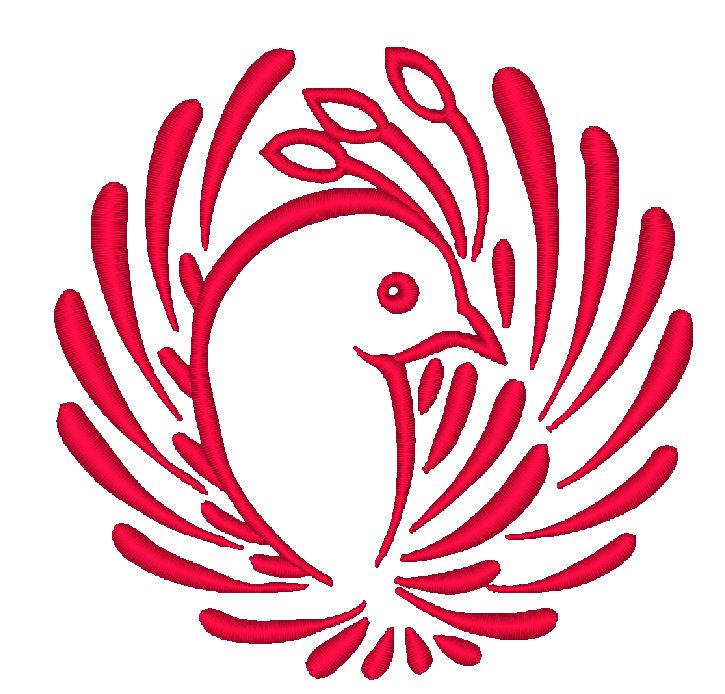 Fantasy Bird Circles-4x4-NLS 11808 Machine Embroidery Designs