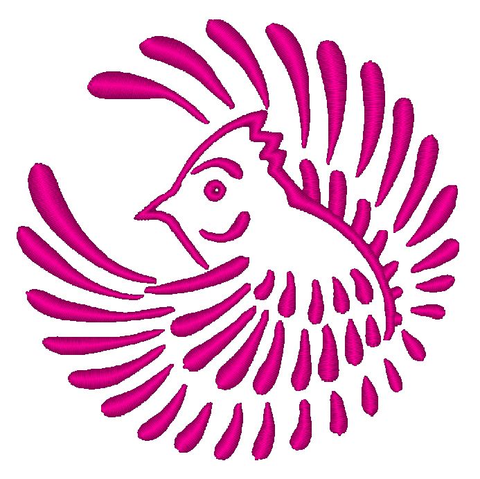 Fantasy Bird Circles-4x4-NLS 11808 Machine Embroidery Designs
