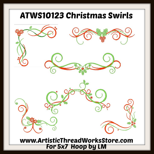 Christmas Swirls ATWS-10123