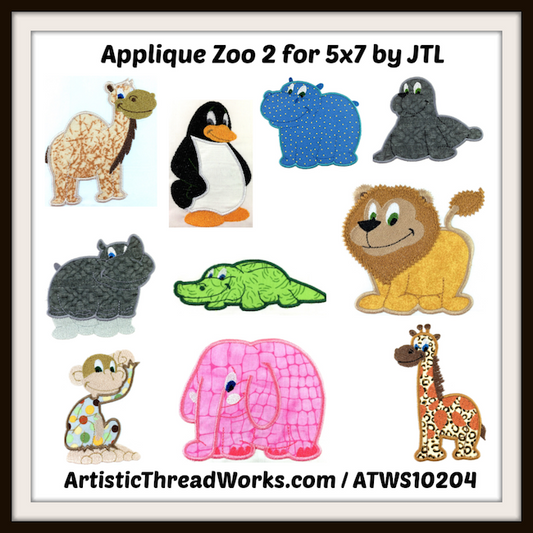 Applique Zoo 2 ATWS-10204