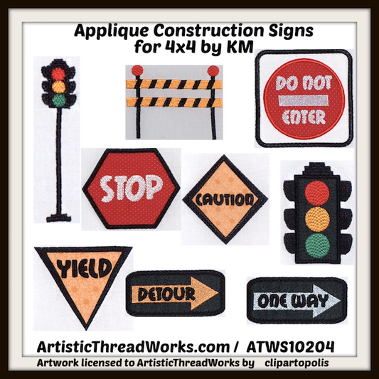 Applique Construction Signs ATWS-10205