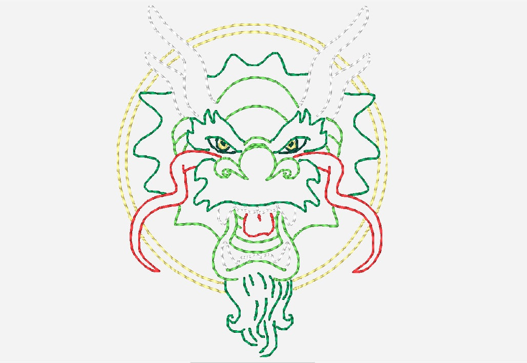 Color Outline Dragons ATWS-10362