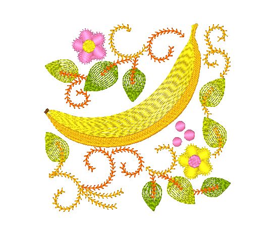 Jacobean Fruits 11390 Machine Embroidery Designs