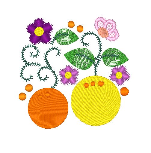 Jacobean Fruits 11390 Machine Embroidery Designs