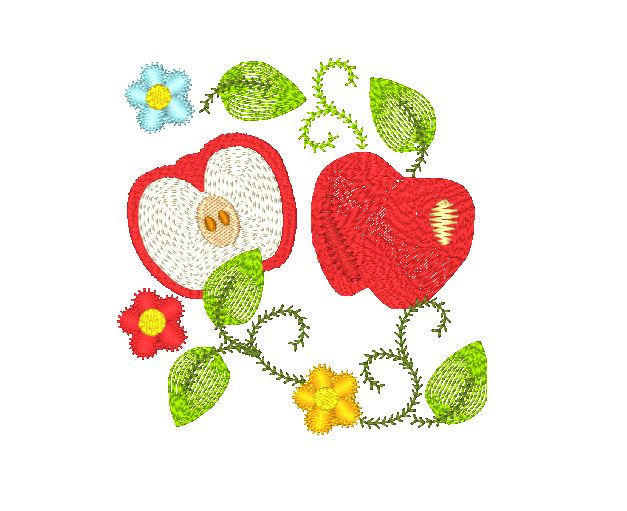 Jacobean Fruits 11390 Machine Embroidery Designs
