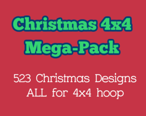 Christmas 4x4 Mega-Pack 10096 Machine Embroidery Designs