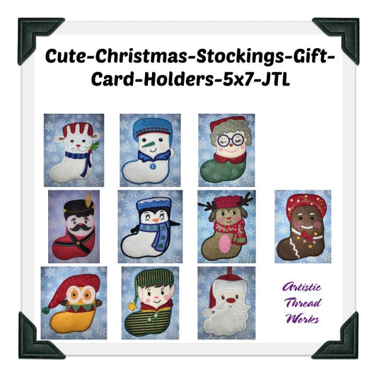 Cute Christmas Stocking-Gift Card Holders ATWS-10147