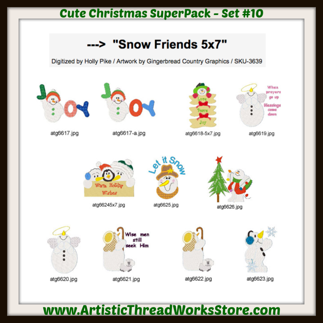 Cute Christmas SuperPack ATWP-10045