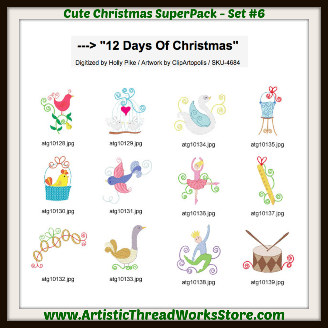 Cute Christmas SuperPack ATWP-10045