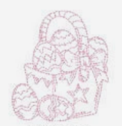 One Color Pastel Easter Baskets 11327 Machine Embroidery Designs