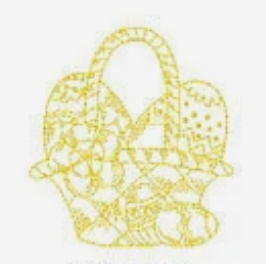 One Color Pastel Easter Baskets 11327 Machine Embroidery Designs