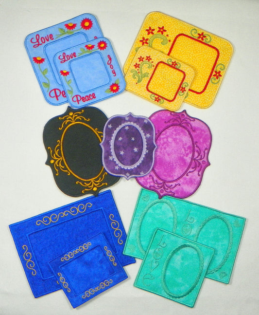 delicate Frames Project 11113 Machine Embroidery Designs