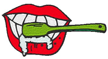 A Trip To The Dentist Machine Embroidery Designs # 10649