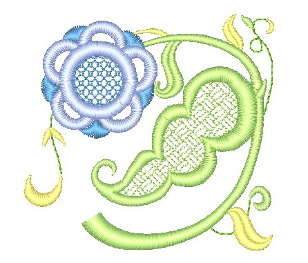 Jacobean Florals 11505 Machine Embroidery Designs