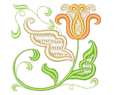 Jacobean Florals 11505 Machine Embroidery Designs