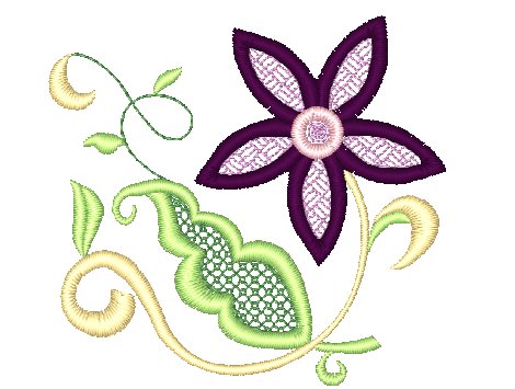 Jacobean Florals 11505 Machine Embroidery Designs