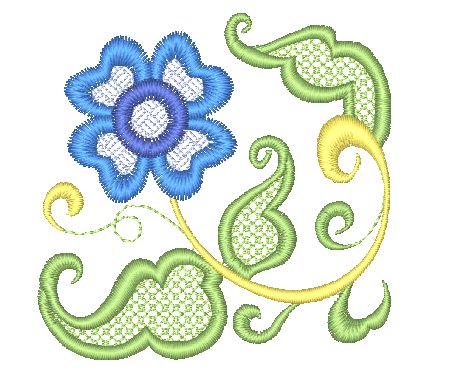 Jacobean Florals 11505 Machine Embroidery Designs