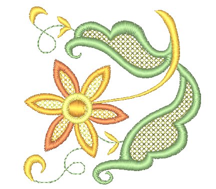 Jacobean Florals 11505 Machine Embroidery Designs