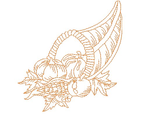 Autumn Splendor Redwork ATWS-10281