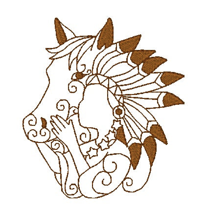 Mystic Horses 11518 Machine Embroidery Designs