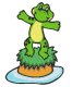 Adorable Frogs Machine Embroidery Designs # 10650