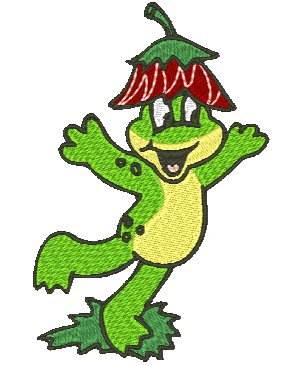 Adorable Frogs Machine Embroidery Designs # 10650