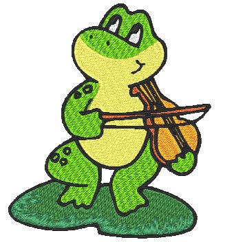 Adorable Frogs Machine Embroidery Designs # 10650