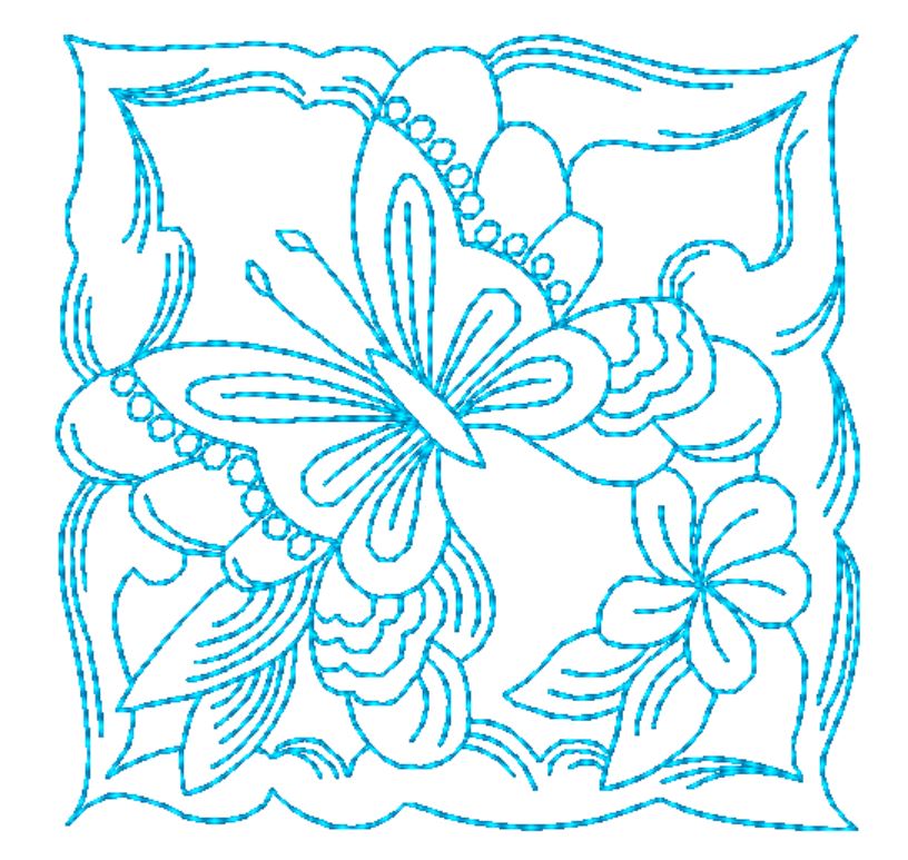 Butterfly Squares ATWS-10095