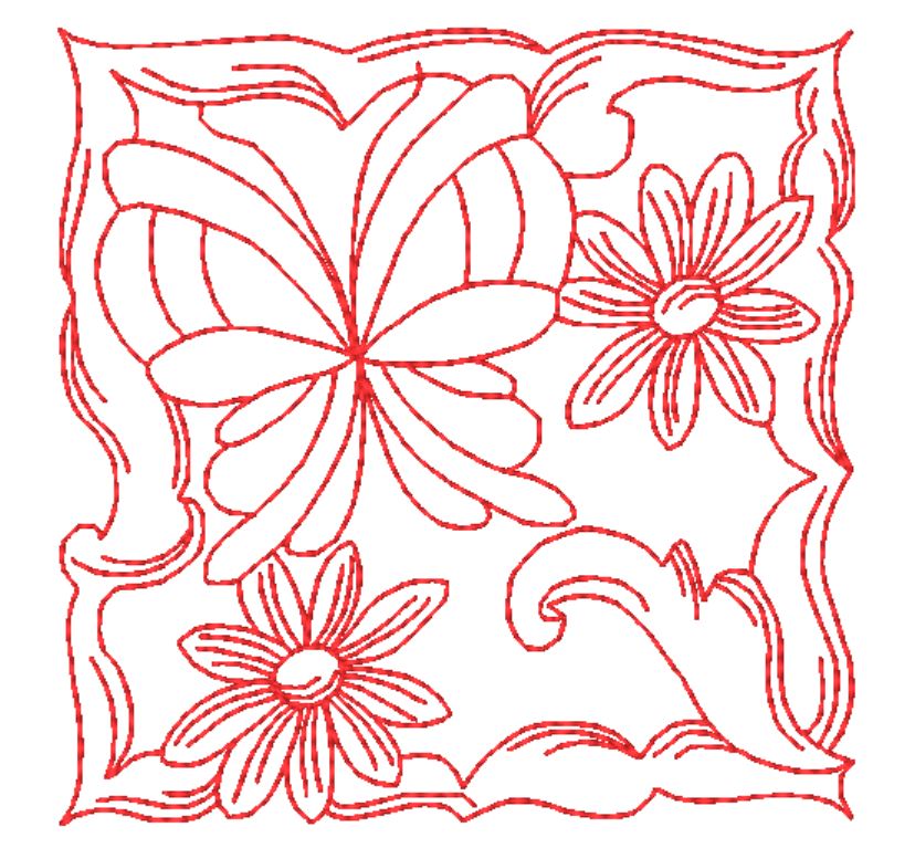 Butterfly Squares ATWS-10095