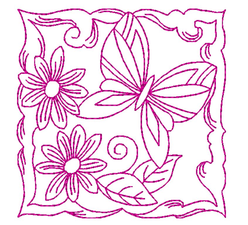 Butterfly Squares ATWS-10095