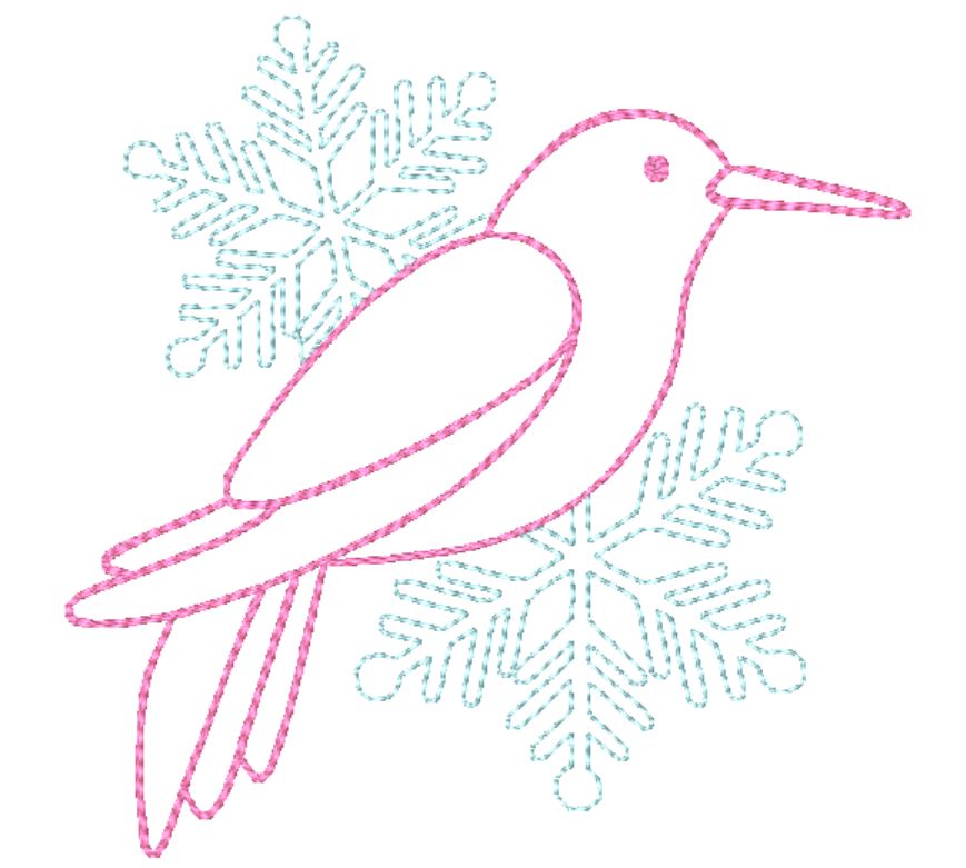 Snowflake Hummingbirds ATWS-10004
