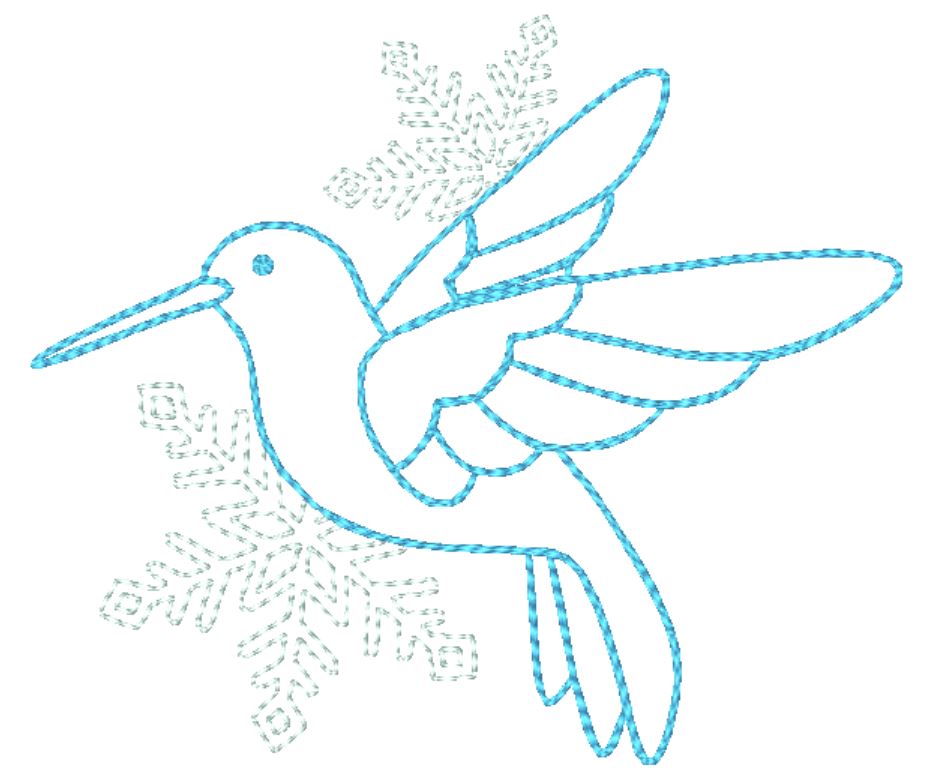 Snowflake Hummingbirds ATWS-10004