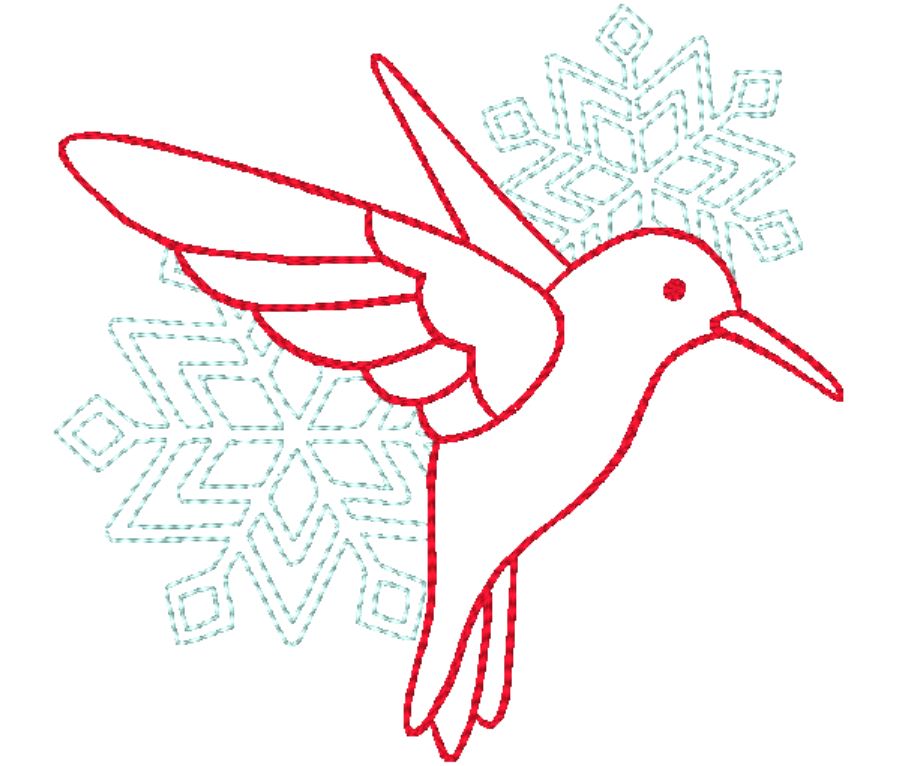Snowflake Hummingbirds ATWS-10004