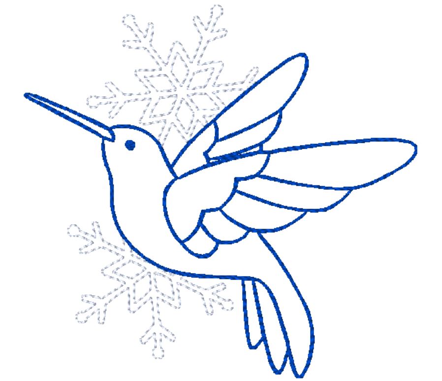 Snowflake Hummingbirds ATWS-10004