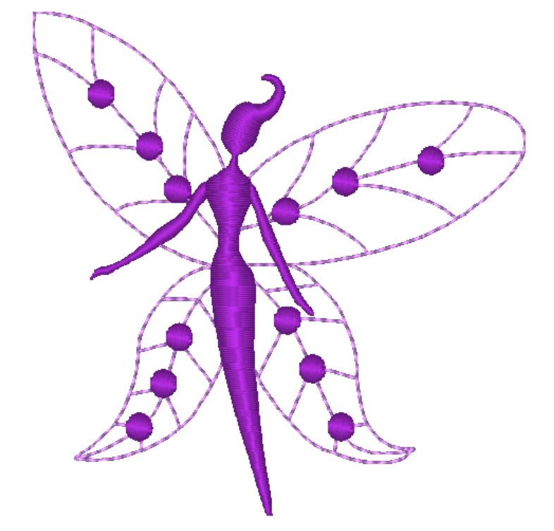 Fairies in The Garden 10645 Machine Embroidery Designs